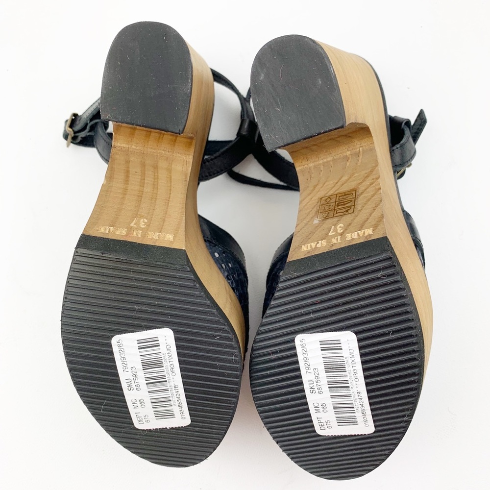 Free People Rendezvous Leather Platform Sandals - Picture 7 of 8